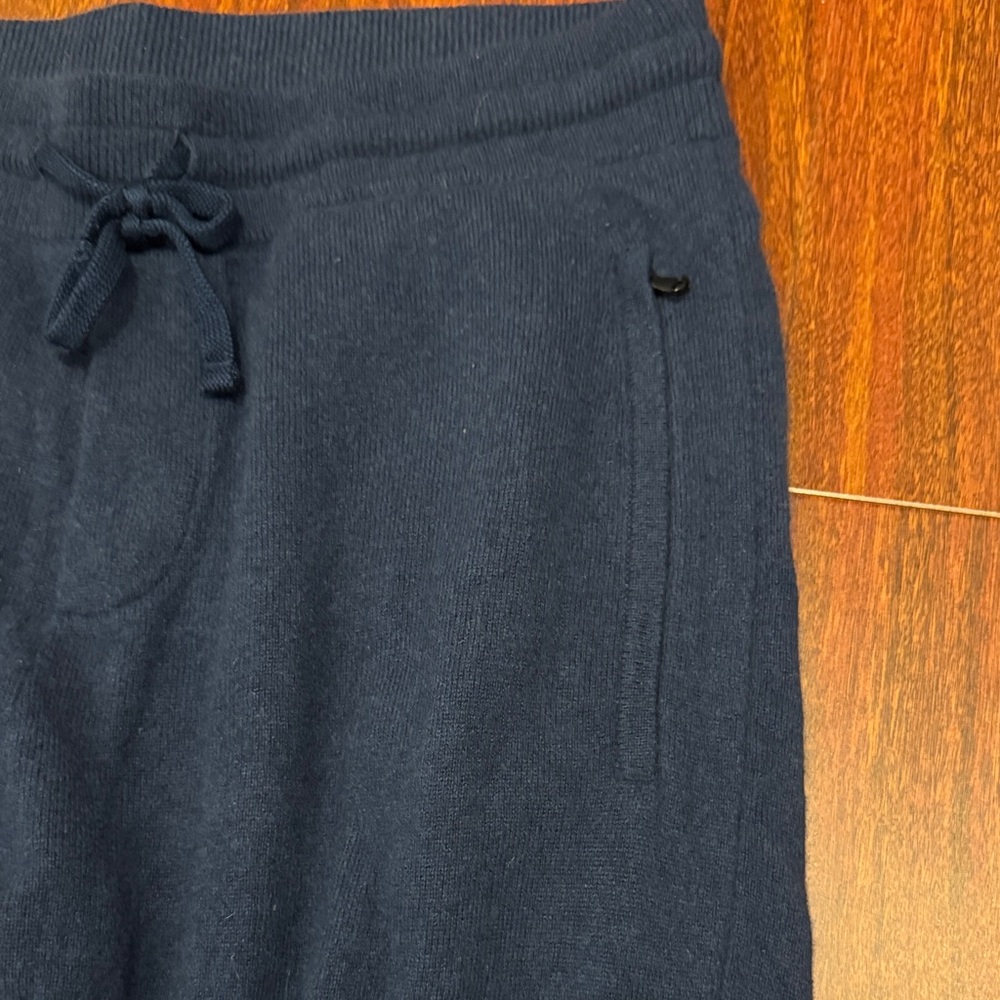 James Perse Cashmere Navy JoggerJogger Pants, size 2 - Picture 2 of 7